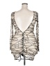 Unbranded Graphic Gray Casual Dress Size XXL (estimated) - photo 2