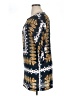 Zara Basic 100% Viscose Print Blue Casual Dress Size XL - photo 5