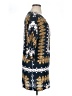 Zara Basic 100% Viscose Print Blue Casual Dress Size XL - photo 4