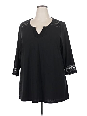 Paper Tee 3/4 Sleeve Blouse (view 1)