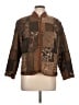 DressBarn Print Brown Jacket Size L - photo 1