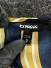 Express Stripes Yellow Casual Dress Size M - photo 7