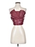 Shein 100% Polyester Burgundy Sleeveless Top Size 4 - photo 1