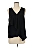 H By Halston 100% Polyester Black Sleeveless T-Shirt Size M - photo 1