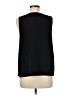 H By Halston 100% Polyester Black Sleeveless T-Shirt Size M - photo 2