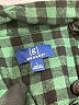 George Checkered-gingham Green Long Sleeve Button-Down Shirt Size L - photo 7