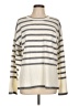 Charlie Paige Stripes Ivory Pullover Sweater Size L - photo 1
