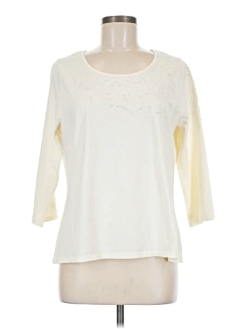 Coldwater Creek 3/4 Sleeve Top (view 1)