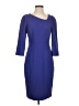 Classiques Entier Solid Blue Cocktail Dress Size 4 - photo 1