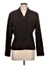 Kasper A.S.L. 100% Polyester Brown Blazer Size 10 - photo 1