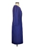 Classiques Entier Solid Blue Cocktail Dress Size 4 - photo 4