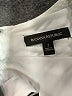 Banana Republic 100% Polyester Stripes Silver Jumpsuit Size 2 - photo 4