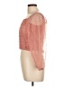 Ambiance 100% Polyester Orange 3/4 Sleeve Top Size L - photo 5