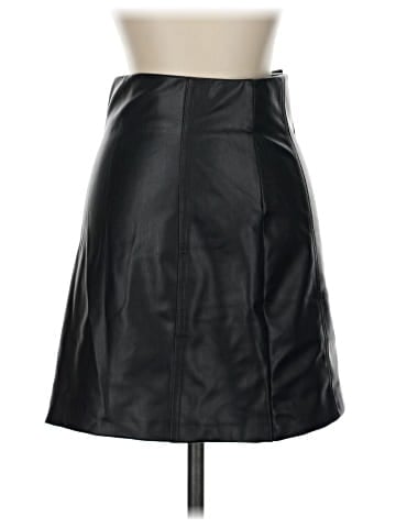 Zara Faux Leather Skirt (view 1)