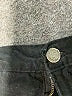 Nannette Solid Black Cargo Shorts Size 6 - photo 4