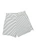 Chico's Stripes White Shorts Size Med (1) - photo 1