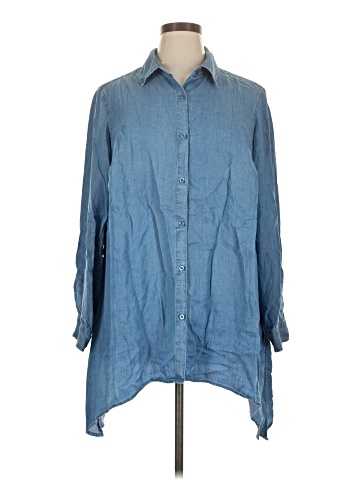 Zac & Rachel 3/4 Sleeve Button-Down Shirt (view 1)