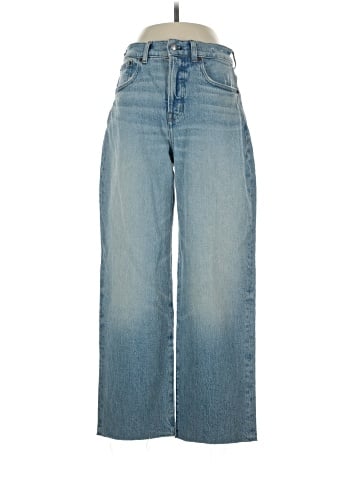 Madewell The Perfect Vintage Wide-Leg Crop Jean in Hallstead Wash (view 1)