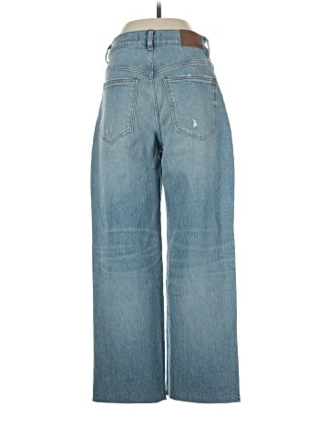 Madewell The Perfect Vintage Wide-Leg Crop Jean in Hallstead Wash (view 2)