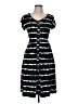 Unbranded Stripes Black Casual Dress Size M - photo 1
