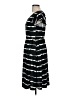 Unbranded Stripes Black Casual Dress Size M - photo 5