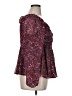 Torrid 100% Polyester Burgundy Long Sleeve Blouse Size 1X Plus (1) - photo 4
