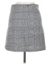 Reformation Houndstooth Gray Casual Skirt Size 6 - photo 2