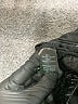 Lulus 100% Polyester Metallic Black Raincoat Size S - photo 7