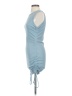 BTFBM Solid Blue Casual Dress Size S - photo 5