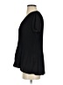 Pleione 100% Polyester Black Short Sleeve Blouse Size XS - photo 5