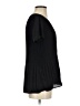 Pleione 100% Polyester Black Short Sleeve Blouse Size XS - photo 4
