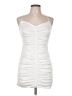 Lucy In The Sky 100% Polyester White Cocktail Dress Size L - photo 1