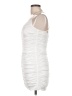 Lucy In The Sky 100% Polyester White Cocktail Dress Size L - photo 5