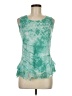 Cato 100% Polyester Green Sleeveless Top Size S - photo 1