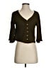 H&M 100% Polyamide Brown Cardigan Size XS - photo 1