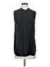Equipment 100% Silk Black Sleeveless Silk Top Size S - photo 1