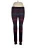 Lularoe Argyle Purple Black Leggings Size 1X (Tall & Curvy) - photo 1