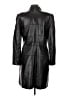 Anne Klein 100% Leather Black Coat Size 12 - photo 2