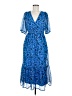 Old Navy 100% Polyester Blue Cocktail Dress Size M - photo 1