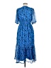 Old Navy 100% Polyester Blue Cocktail Dress Size M - photo 2