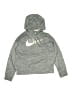Nike 100% Polyester Gray Pullover Hoodie Size L (kids) - photo 1