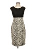 New Directions Animal Print Brown Cocktail Dress Size 4 - photo 1