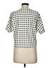 Zara Polka Dots Ivory Short Sleeve Blouse Size M - photo 2