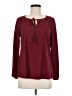 Daniel Rainn Burgundy Long Sleeve Blouse Size M (petite) - photo 1