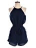 Bebop 100% Polyester Solid Blue Romper Size S - photo 1
