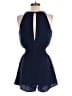 Bebop 100% Polyester Solid Blue Romper Size S - photo 2