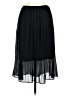 Assorted Brands Solid Black Casual Skirt Size 6 - photo 2