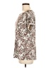 C established 1946 Brown Short Sleeve Blouse Size M - photo 5