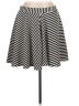 Torrid Stripes Black Casual Skirt Size Lg Plus (0) - photo 1