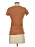 Max Studio 100% Cotton Brown Short Sleeve T-Shirt Size S - photo 2